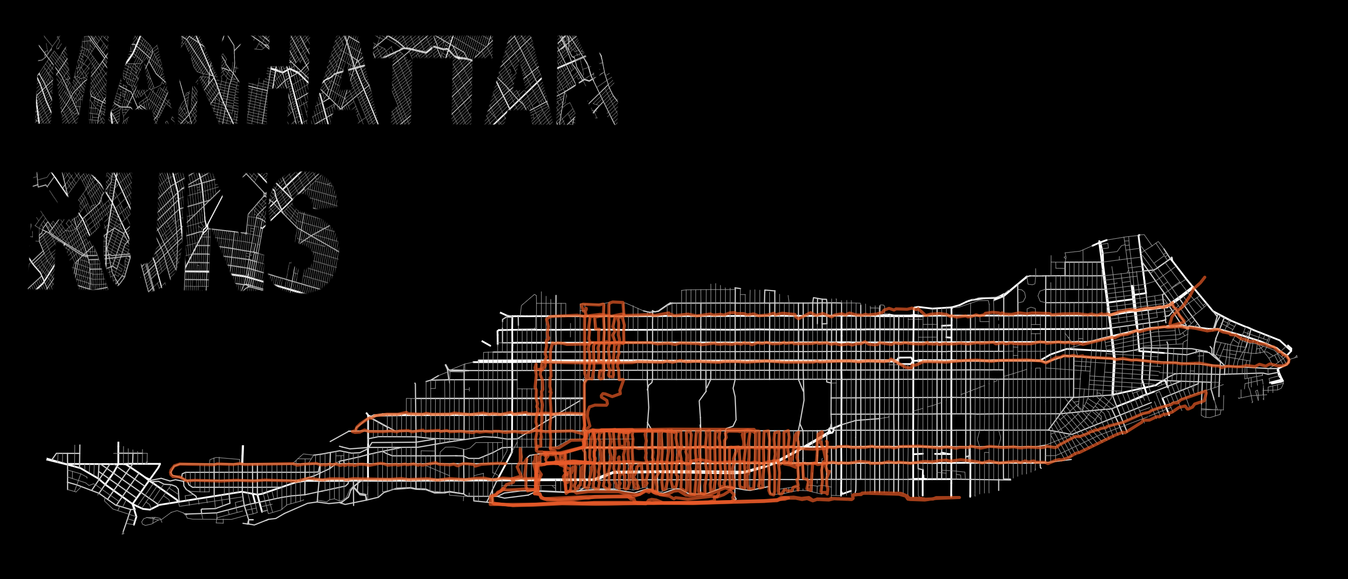 Manhattan Runs map preview